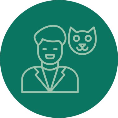 Vektör illüstrasyonu, simge ögesi arkaplanı