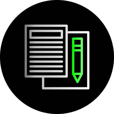 Vektör belgesi Simge illüstrasyonu