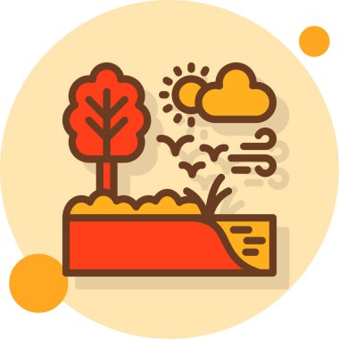 hava simgesi vektörü, illüstrasyon