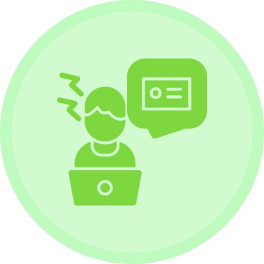 sohbet web simgesi, vektör çizim