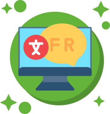 Fransız para birimi düz simgesi