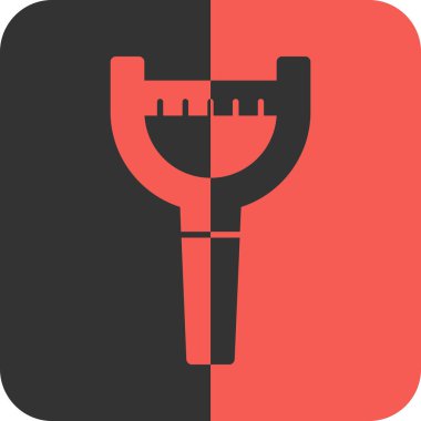 Araç simgesinin vektör çizimi, renk grafiği