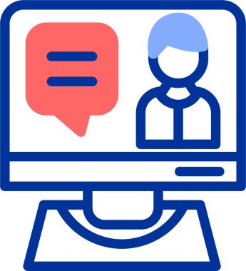 Çağrı merkezi ikon vektör illüstrasyonu