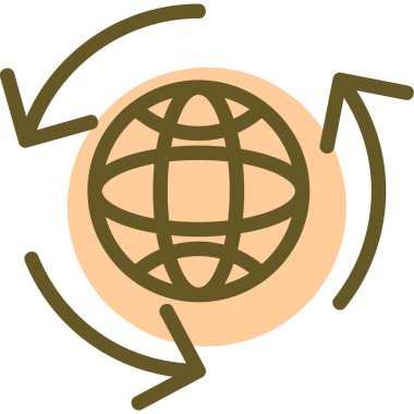 genel ağ simgesi çizimi