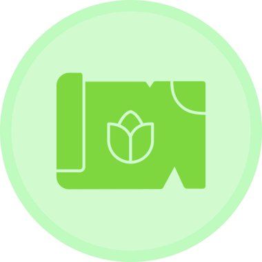 Yaprak ikonu vektör illüstrasyonu