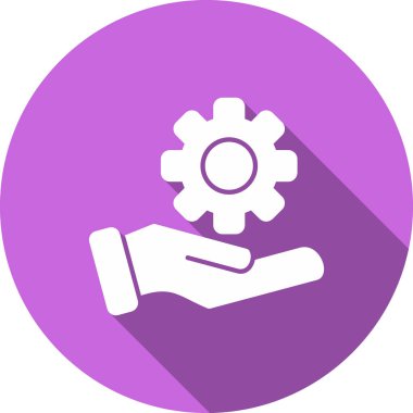 Teçhizat Web simgesi basit illüstrasyon