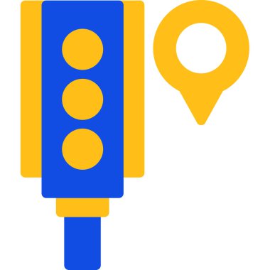 gps konum belirleyici simgesi düz biçimli