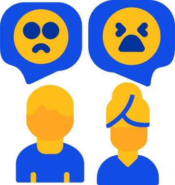 Farklı maske takan üzgün bir adam.