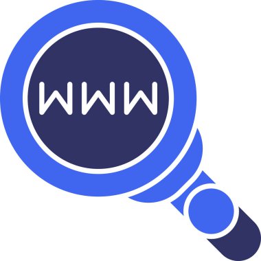 Ara. Web simgesi vektör illüstrasyonu