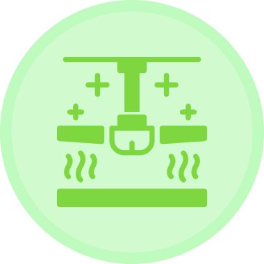 Düz biçimli hava aracı vektör simgesi