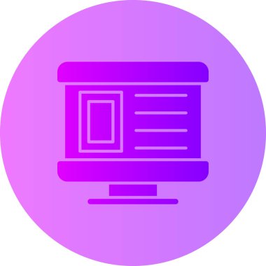 bilgisayar simgesi vektör illüstrasyonu