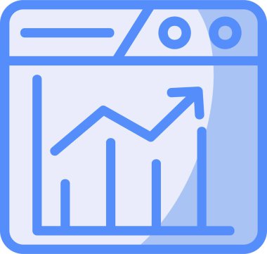 Çizelge. Web simgesi basit illüstrasyon