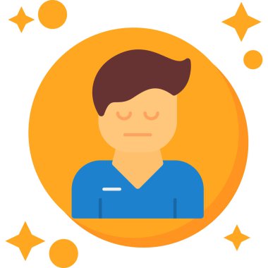 Bir doktor simgesinin vektör çizimi