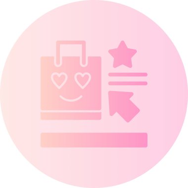 alışveriş simgesi vektör illüstrasyonu