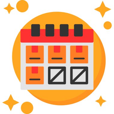 Alışveriş simgesi, vektör illüstrasyonu