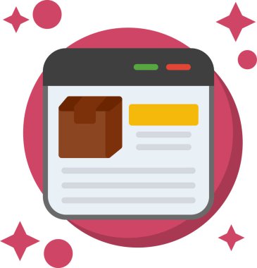 akıllı telefon dağıtım simgesi, vektör illüstrasyon, dağıtım