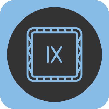 vektör xx simgesi illüstrasyonu