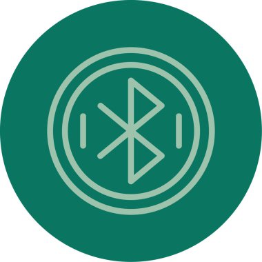 Yeşil yaprak simgesinin vektör illüstrasyonu