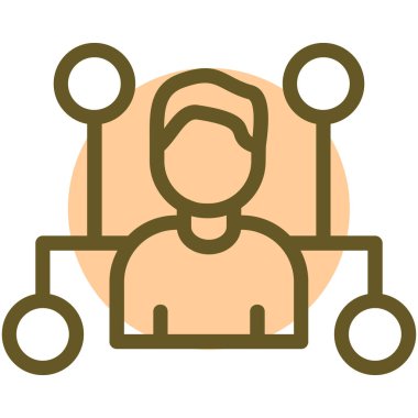 Tekerlekli sandalyeli insanlar. Web simgesi basit illüstrasyon