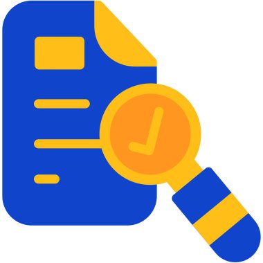 Belge. Web simgesi basit illüstrasyon