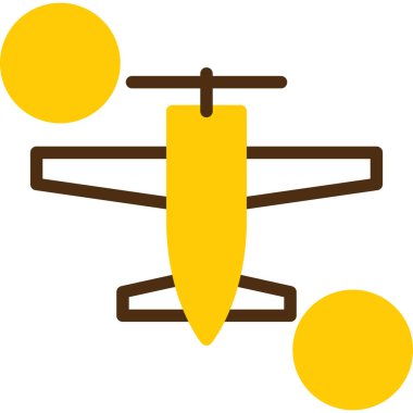 İHA. Web simgesi basit illüstrasyon