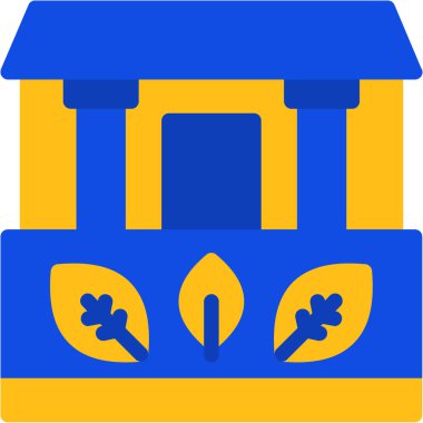 yiyecek içecek web simgesi düz stil