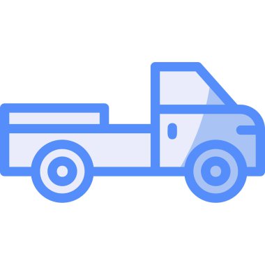 Kamyon. Web simgesi basit illüstrasyon