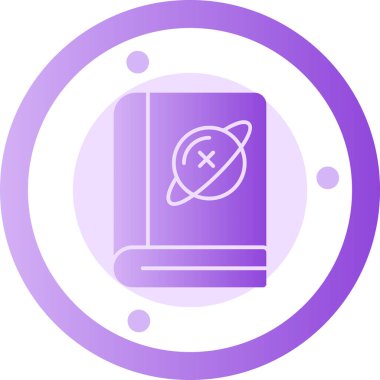 Kitap. Web simgesi basit illüstrasyon