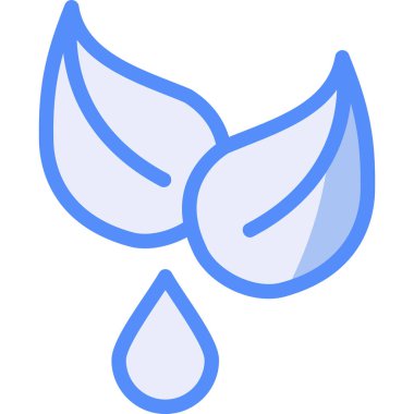 Ana hatları doldurulmuş su bırakma simgesi