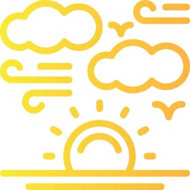 bulutlu hava simgesi