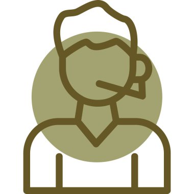 Vektör Adam Simgesi illüstrasyonu