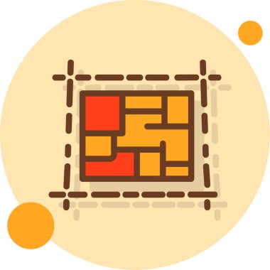 Modern bir tasarımın vektör illüstrasyonu