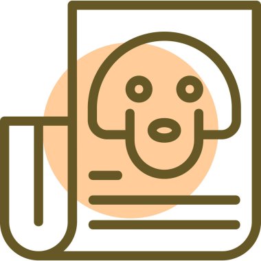 Kahve. Web simgesi basit illüstrasyon