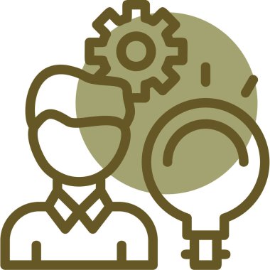 Teçhizat Web simgesi basit illüstrasyon