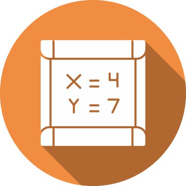 vektör matematik simgesi illüstrasyonu