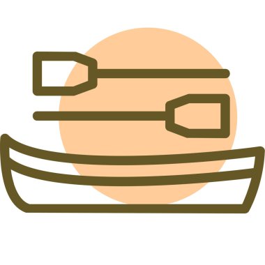 Tekne. Web simgesi basit illüstrasyon