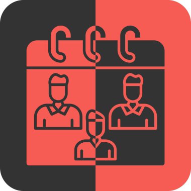 İnsan simgesinin vektör illüstrasyonu