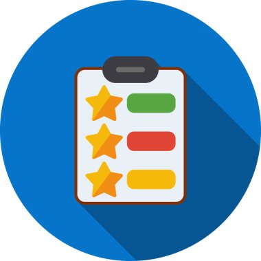 derecelendirme vektör düz illüstrasyon