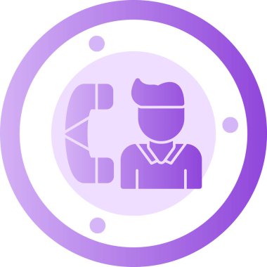 avatar. Web basit illüstrasyon tasarımı