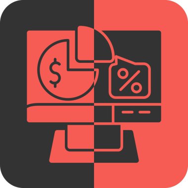 Modern bir simgenin vektör illüstrasyonu