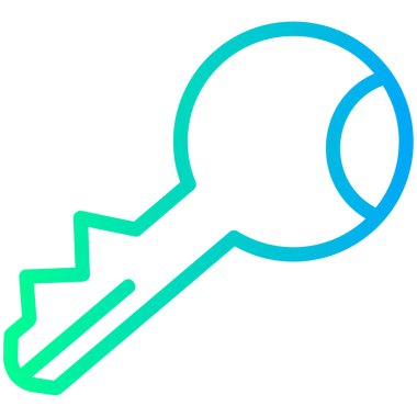 anahtar simgesi. Basit resimleme