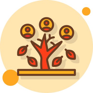 Cadılar Bayramı. Web simgesi basit illüstrasyon