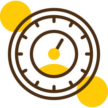 Saat. Web simgesi vektör illüstrasyonu