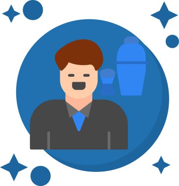 Akıllı telefon simgesine sahip iş adamı