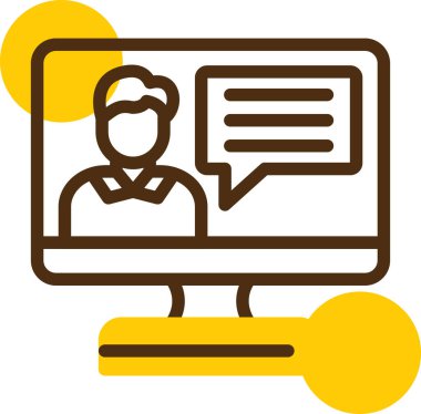 İş ve finans simgesinin vektör illüstrasyonu