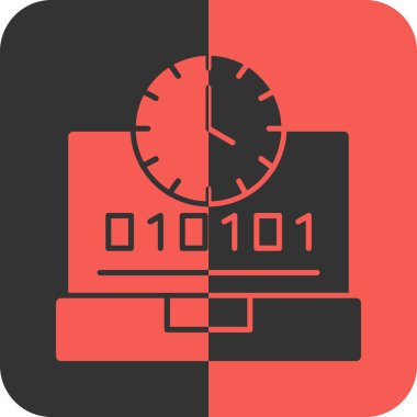 Veri yönetimi düz simgesi