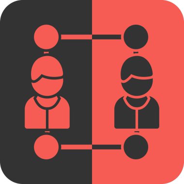 Modern insan simgesinin vektör çizimi