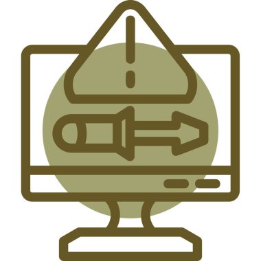 Web renk simgesi. Vektör çizim