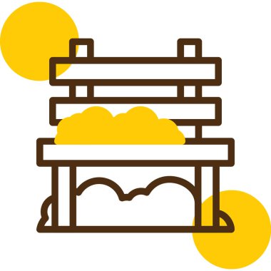 yiyecek ve içecek ikon vektör çizimi