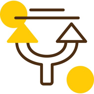 Ok. Web simgesi basit illüstrasyon